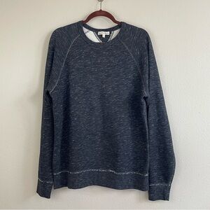 Alex Mill Men’s Charcoal Marled Cotton Crewneck Pullover Sweatshirt Size M